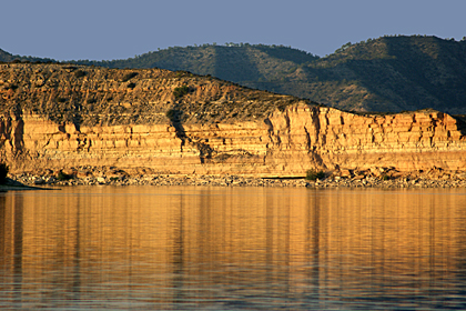 Falaise, lac de Mequinenza.