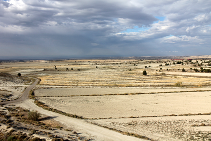 Le dsert aragonais des Monegros.