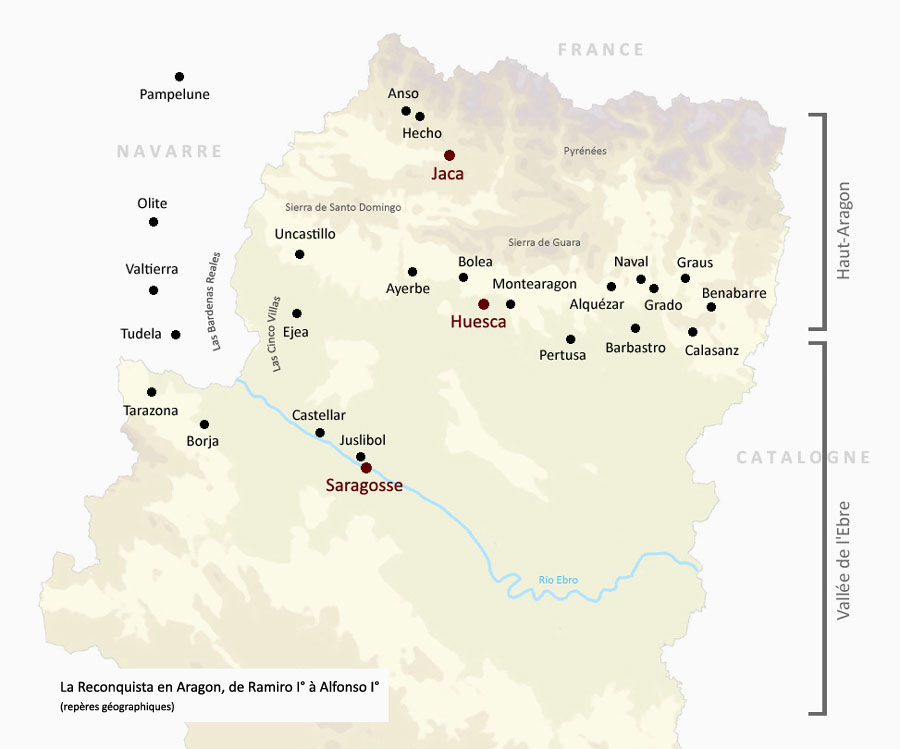 Carte de la Reconquista.