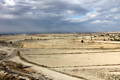 Le désert aragonais des Monegros.